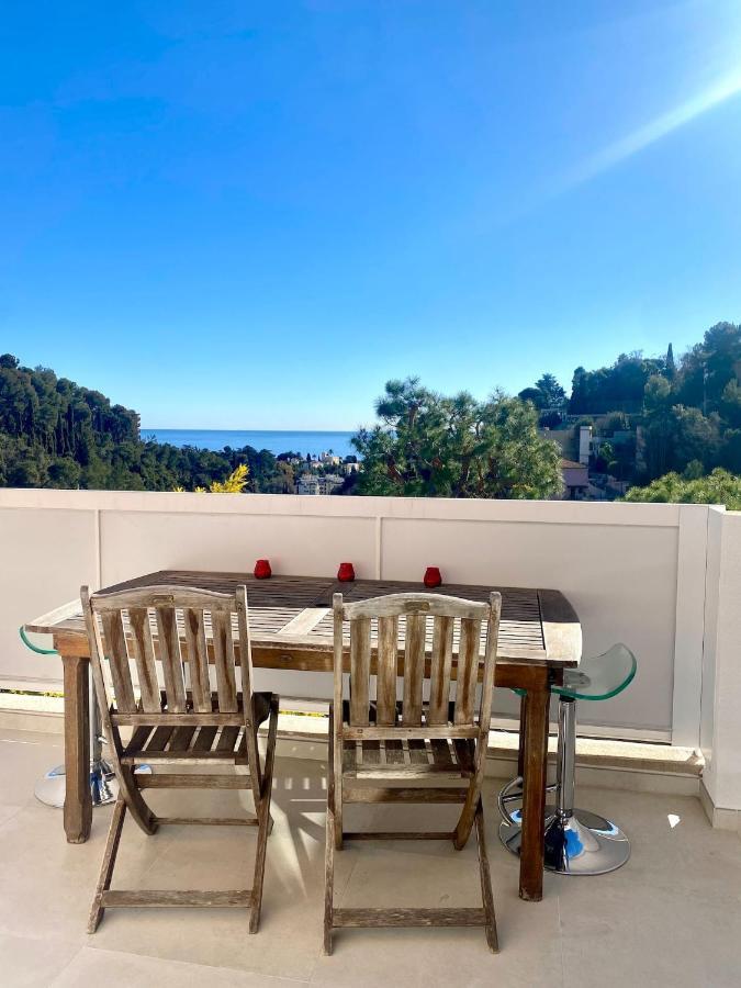 Appartement Luxe - 3 Pieces Avec Vue Mer, Piscine Et Tennis 니스 외부 사진