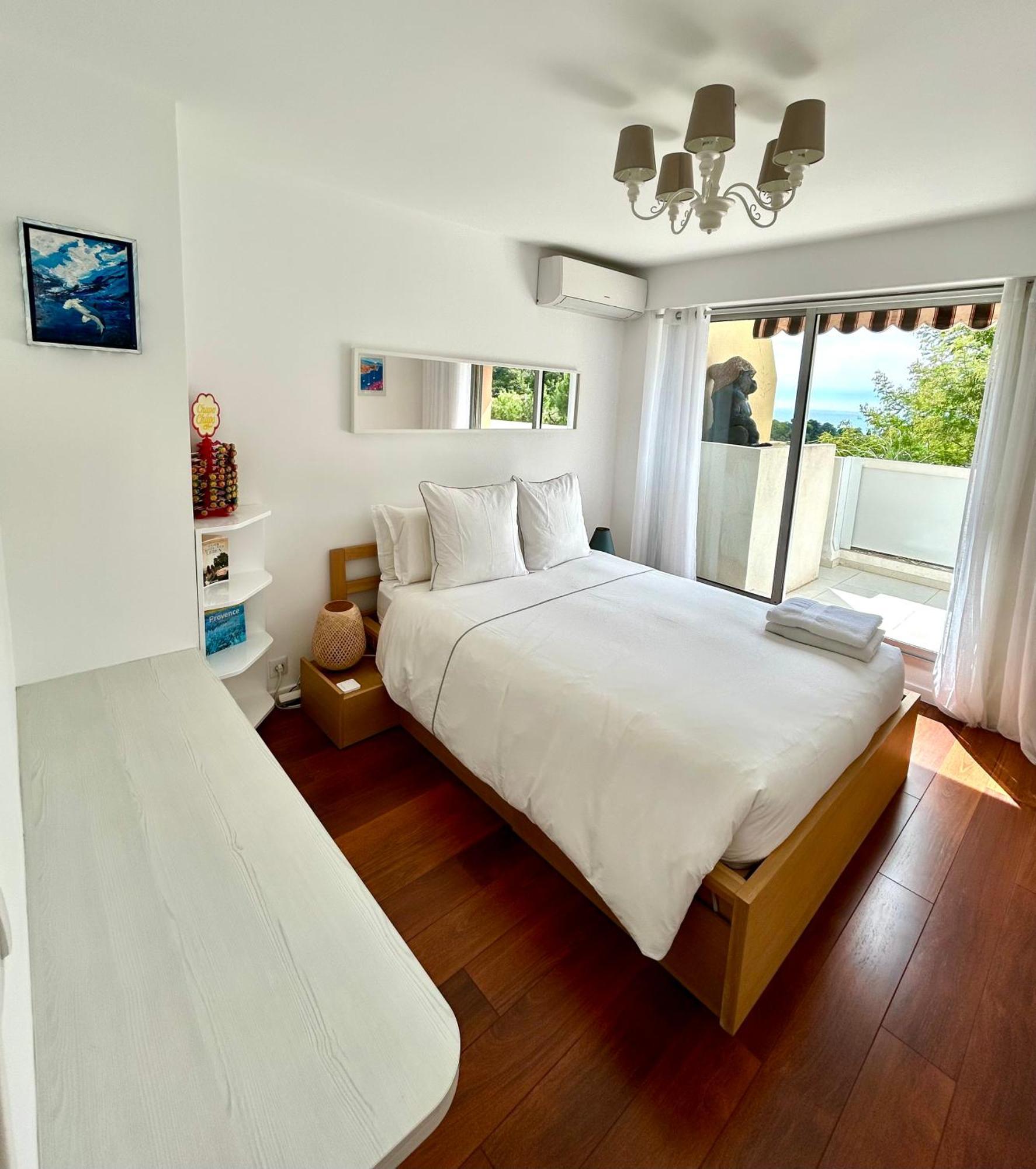 Appartement Luxe - 3 Pieces Avec Vue Mer, Piscine Et Tennis 니스 외부 사진